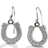 Kelly Herd Jewellery | Horseshoe Dangle Earrings | Sterling Silver