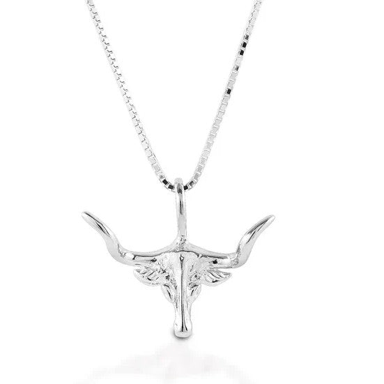 Kelly Herd Jewellery | Longhorn Necklace | Sterling Silver