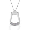 Kelly Herd Jewellery | Stone Base Oxbow Necklace | Sterling Silver