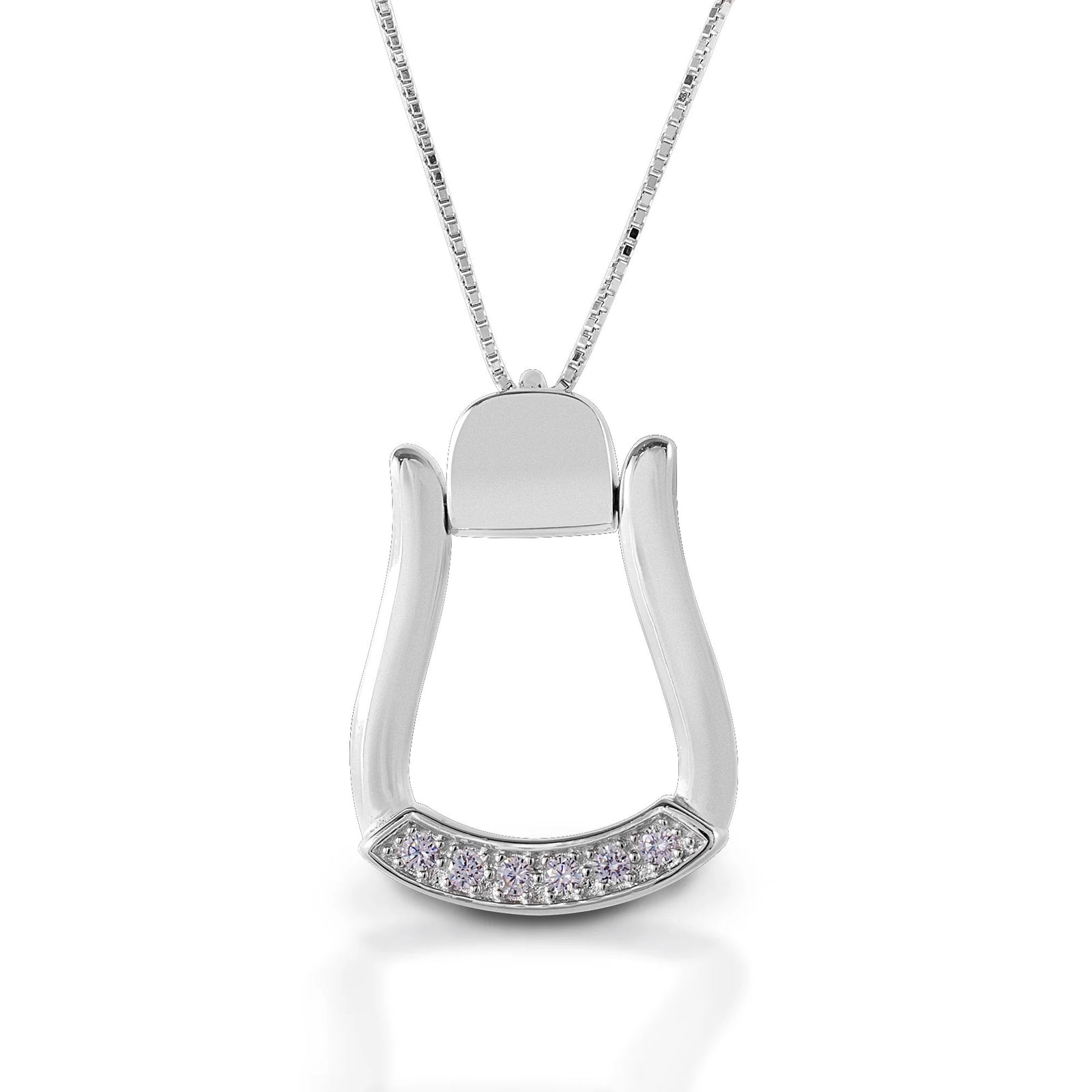 Kelly Herd Jewellery | Stone Base Oxbow Necklace | Sterling Silver