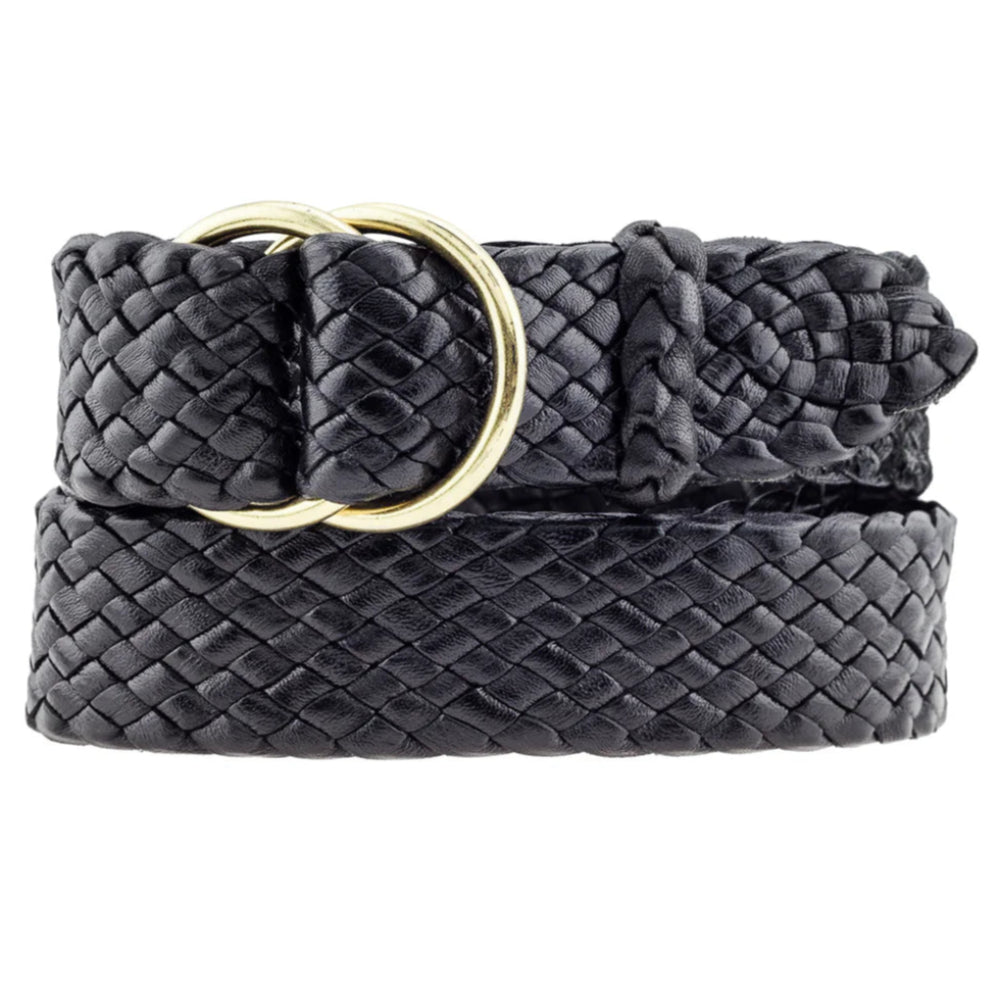 Badgery Belts | Longreach 11 Plait | Black