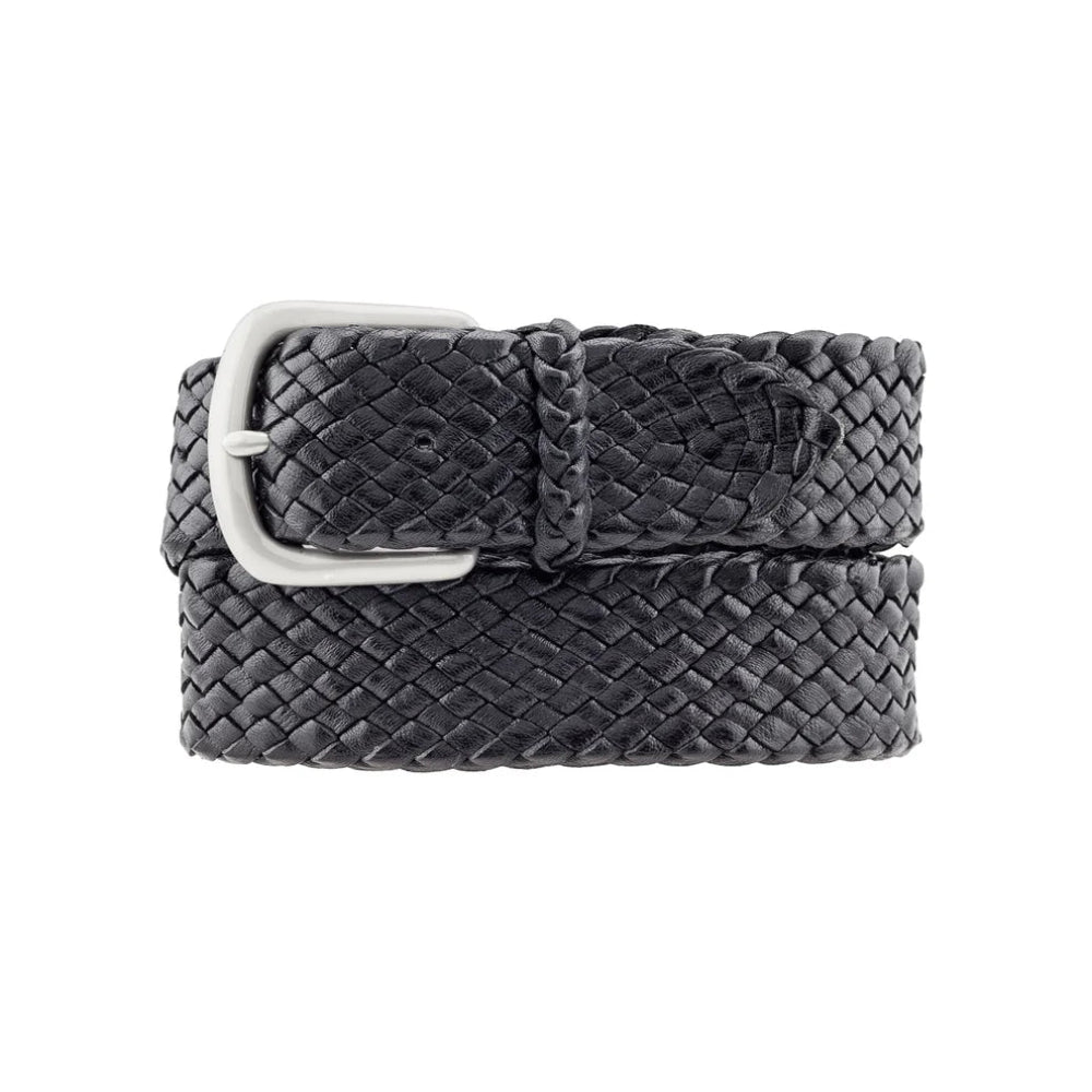 BADGERY BELTS | DROVER 12 PLAIT | BLACK