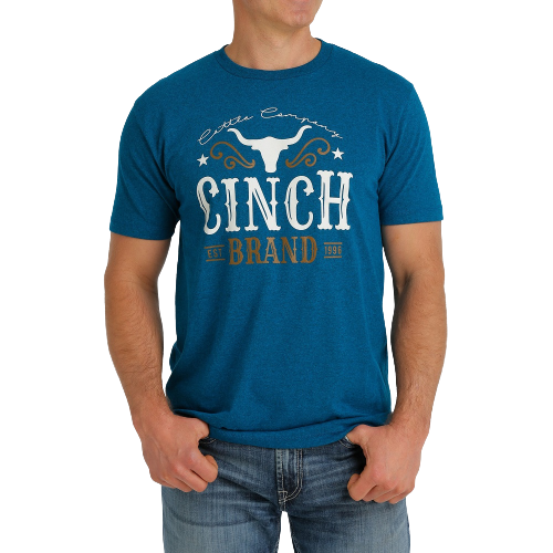 Cinch Mens T-Shirt | Graphic | Teal