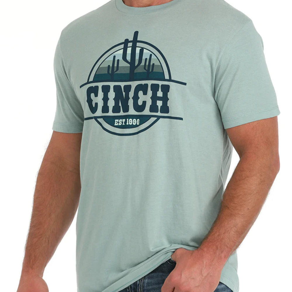 Cinch Mens T-Shirt | Logo | Green