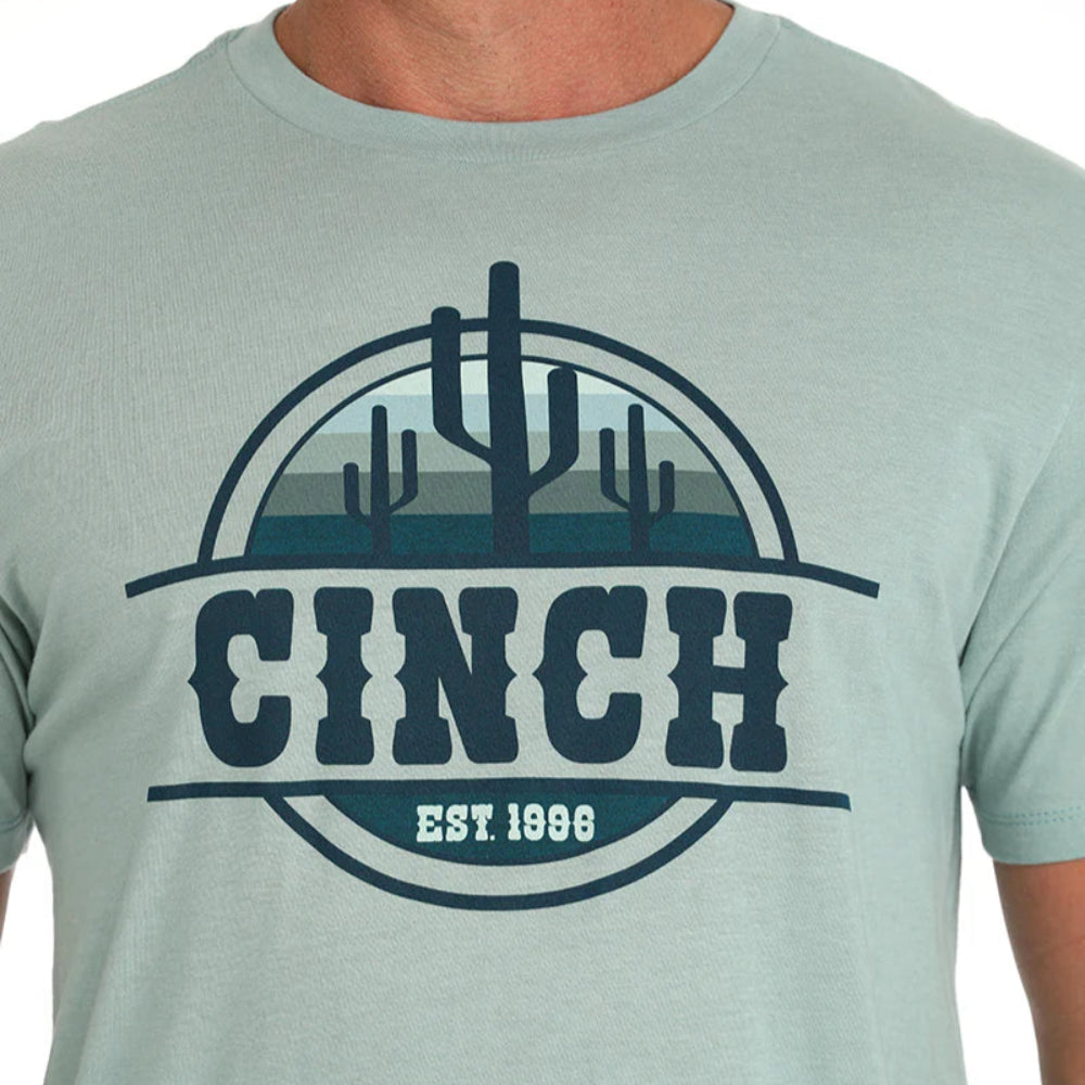Cinch Mens T-Shirt | Logo | Green