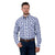 Pure Western Men's Shirt | Alex | Blue / Red