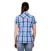 Pure Western Womens Shirt | Shiloh | Blue Coral