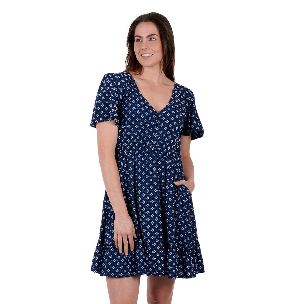 Pure Western Womens Dress | Bethany | Navy
