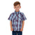 Pure Western Boys Shirt | Logan | Navy / Red