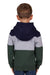 Pure Western Boys Hoodie | Hopkins | Navy / Green