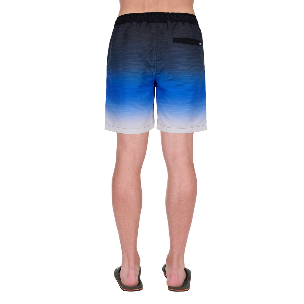 Pure Western Mens Boardshorts | Phillip | Black / Royal
