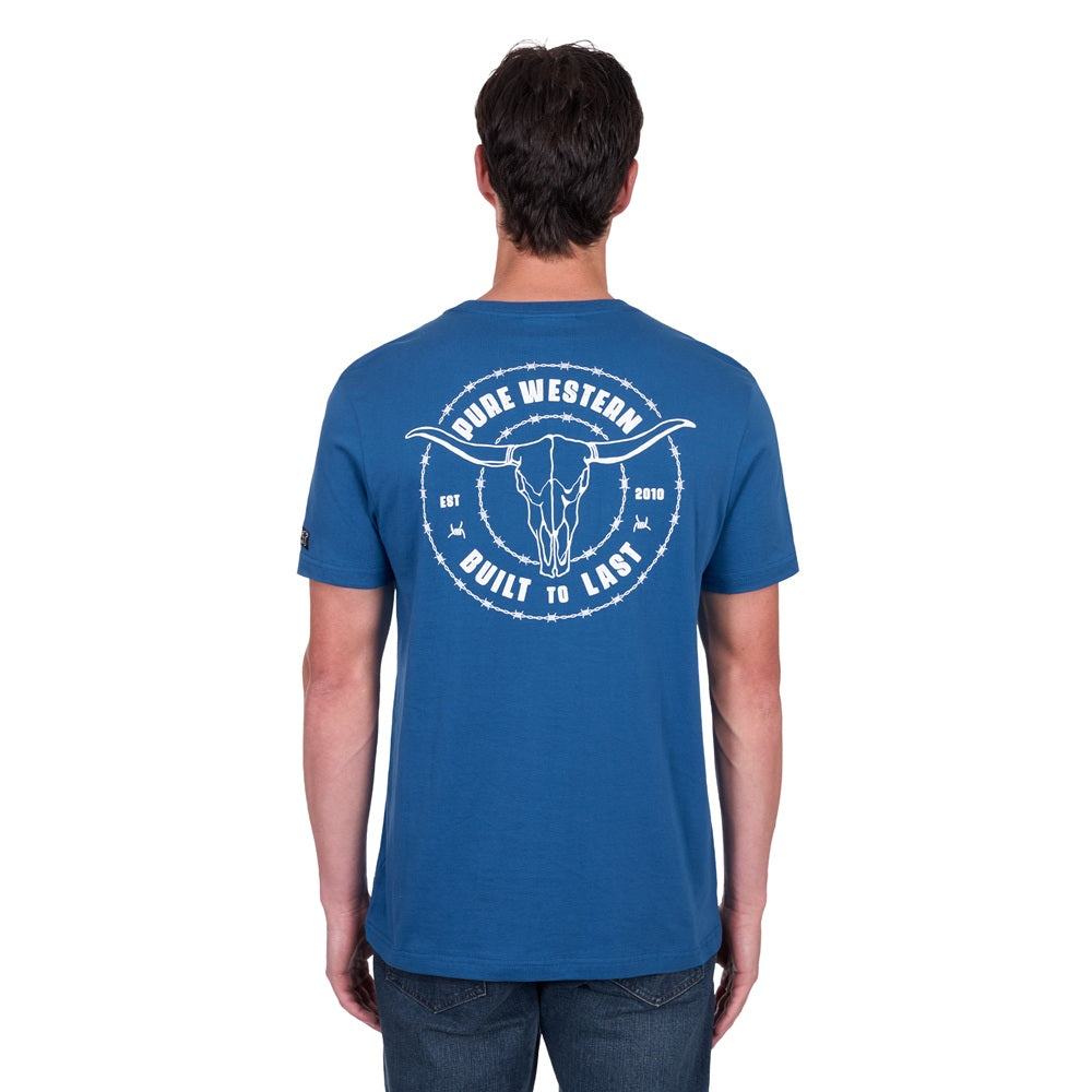 Pure Western Mens T-Shirt | Walker | Denim
