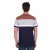 Pure Western Mens T-Shirt | Jeffery | Navy / Rust
