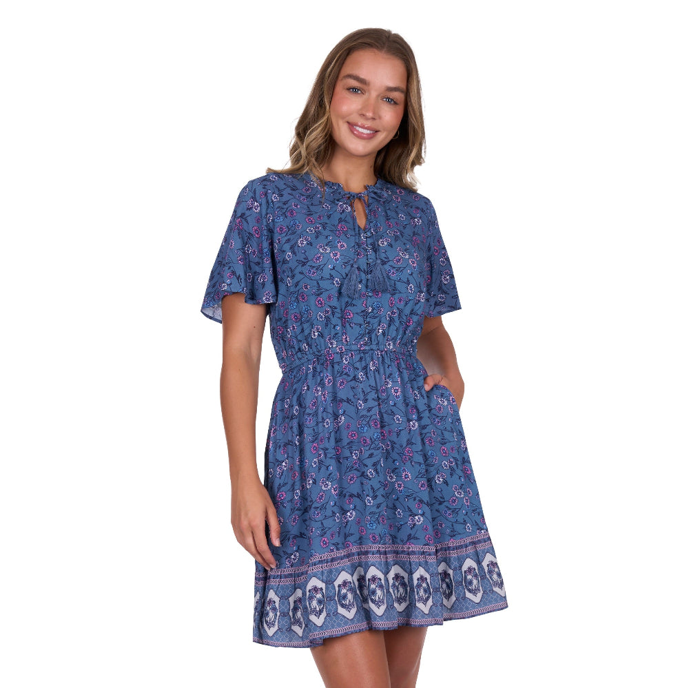 Pure Western Womens Dress | Farrah | Blue