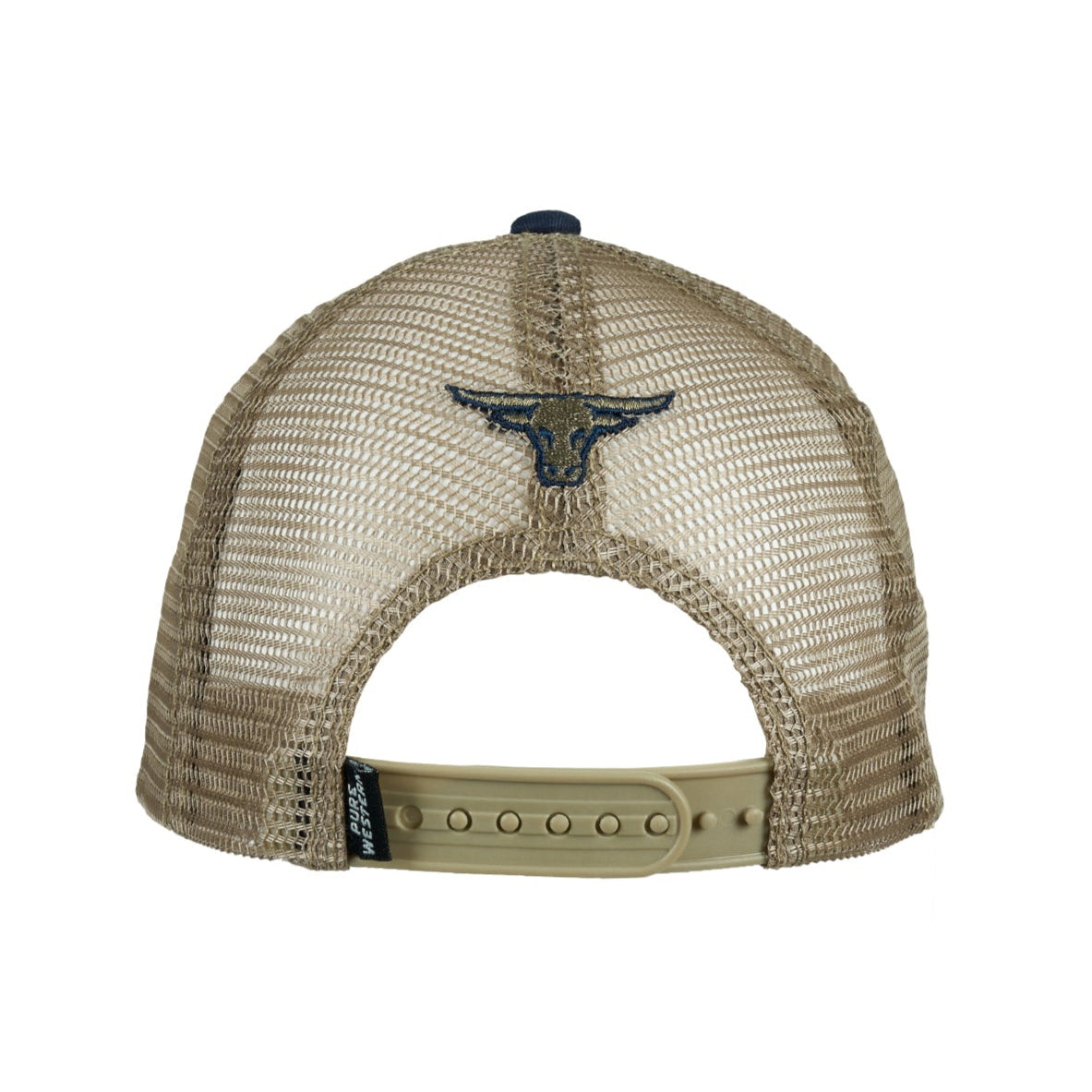 Pure Western Kids Trucker Cap | Mason | Navy / Tan