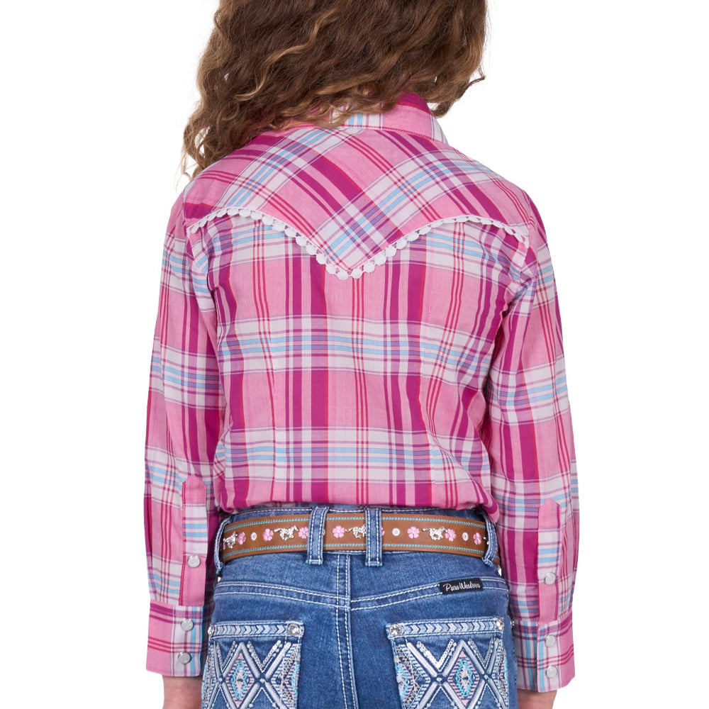 Pure Western Girls Shirt | Leni | Pink