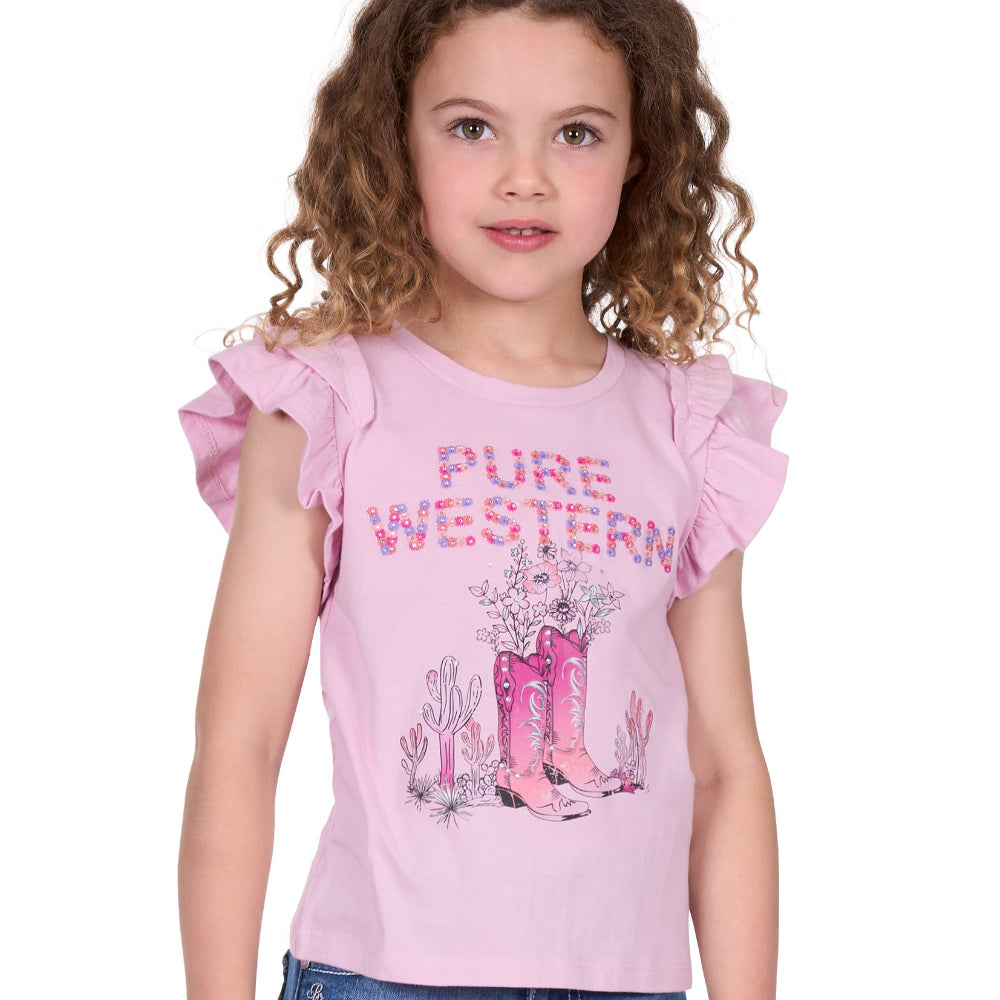 Pure Western Girls T-Shirt | Pietta | Pink