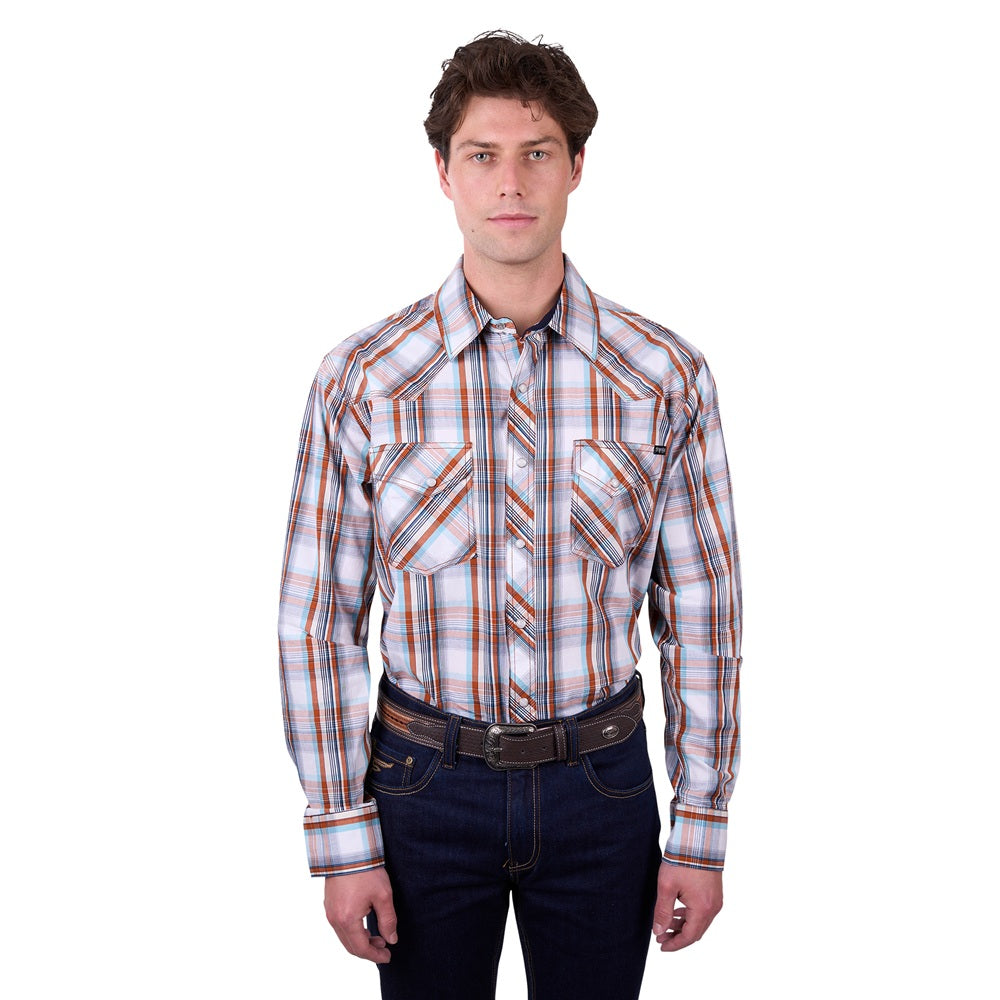Pure Western Mens Shirt | Axel | Tan