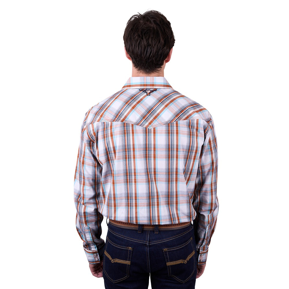 Pure Western Mens Shirt | Axel | Tan