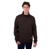 Pure Western Mens 1/4 Zip Pullover | Troy | Chocolate