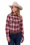 Pure Western Womens Shirt | Joyce | Rust