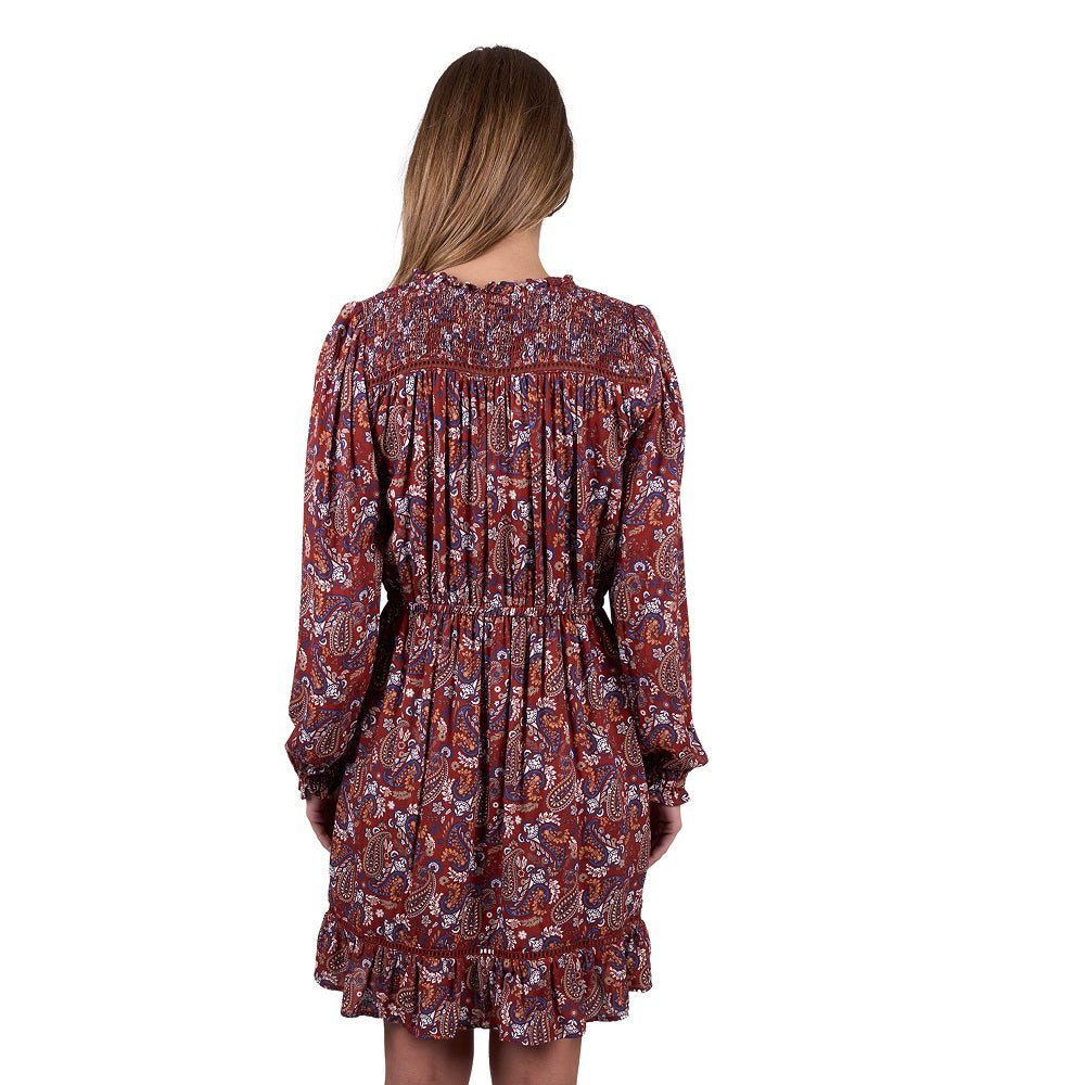 Pure Western Womens Dress | Brady | Rust