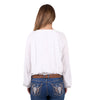 Pure Western Womens Blouse | Nelly | Long Sleeve | Ivory