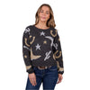 Pure Western Womens Jumper | Marcy | Charcoal Marle