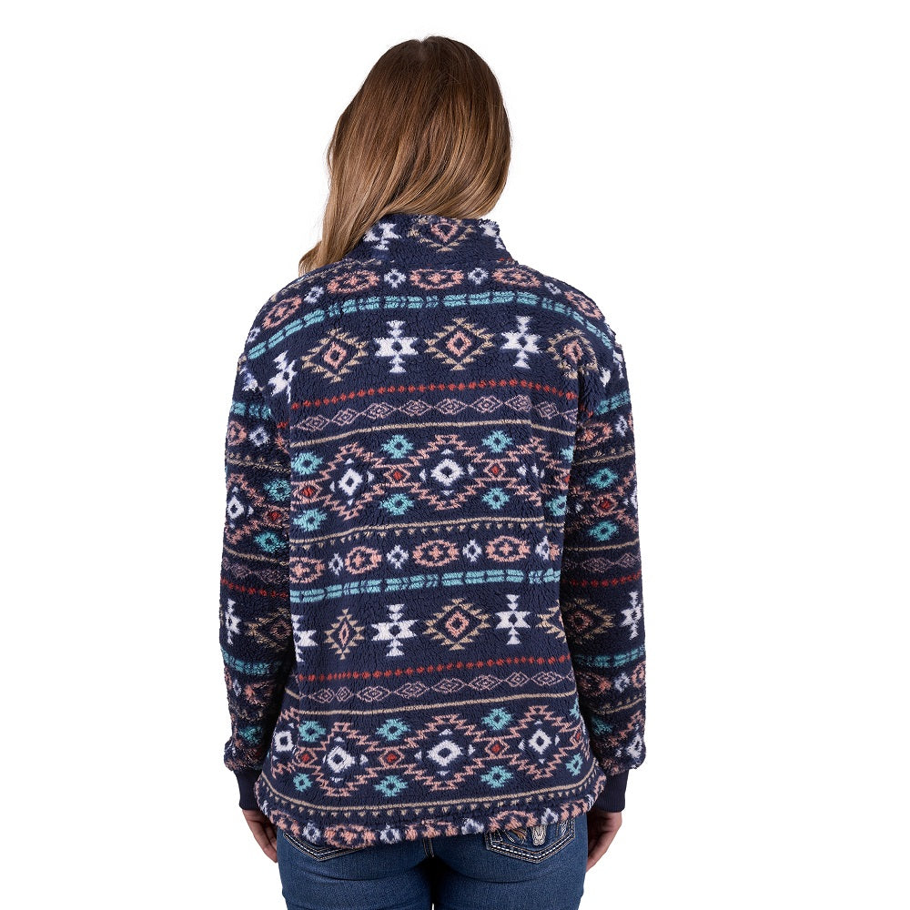 Pure Western Womens Pullover | Luna | 1/4 Zip Multi-coloured
