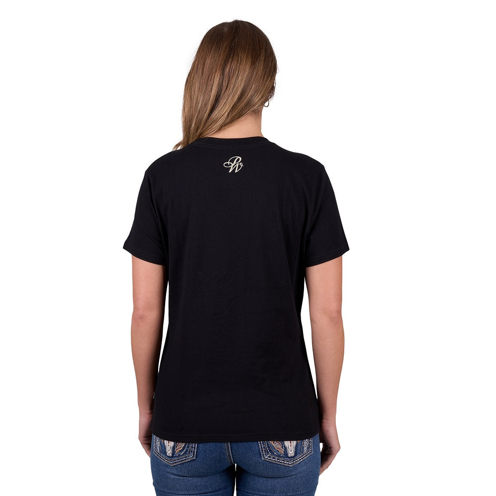 Pure Western Womens T-Shirt | Jocelyn | Black