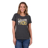 Pure Western Womens T-Shirt | Kendra | Charcoal Marle