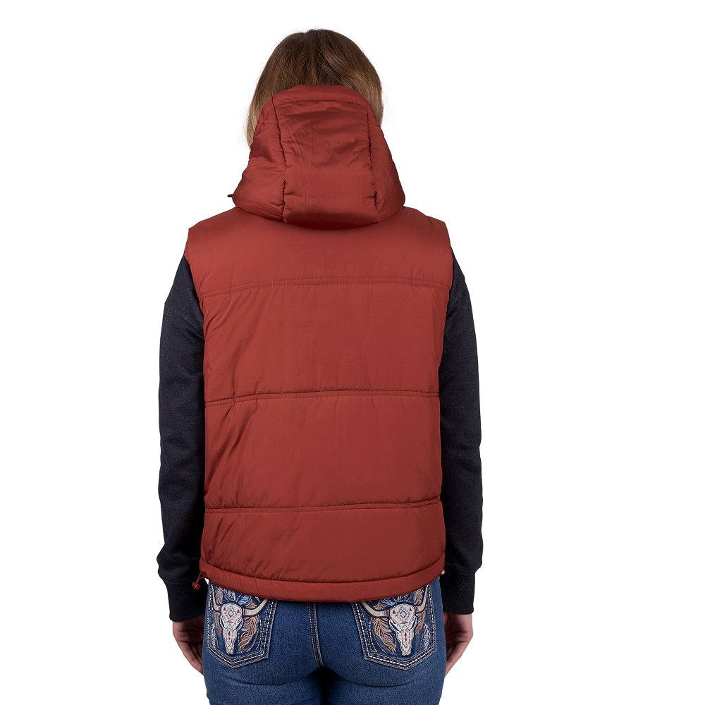 Pure Western Womens Vest | Holly | Rust