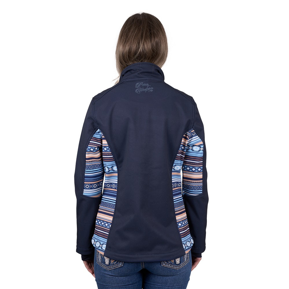 Pure Western Womens Soft Shell Jacket | Misha | Navy