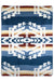 Pure Western Blanket | Kayce | Natural / Navy