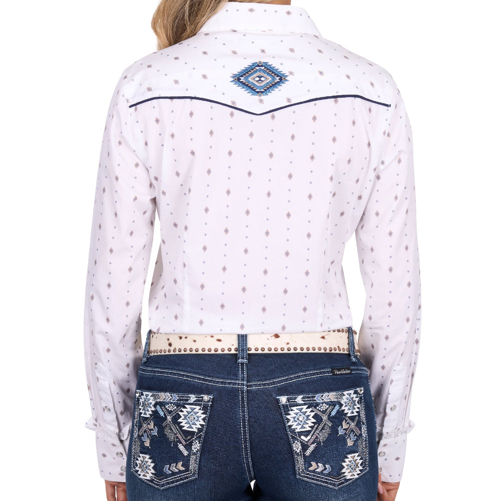 Pure Western Womens Shirt | Shawna | Ivory