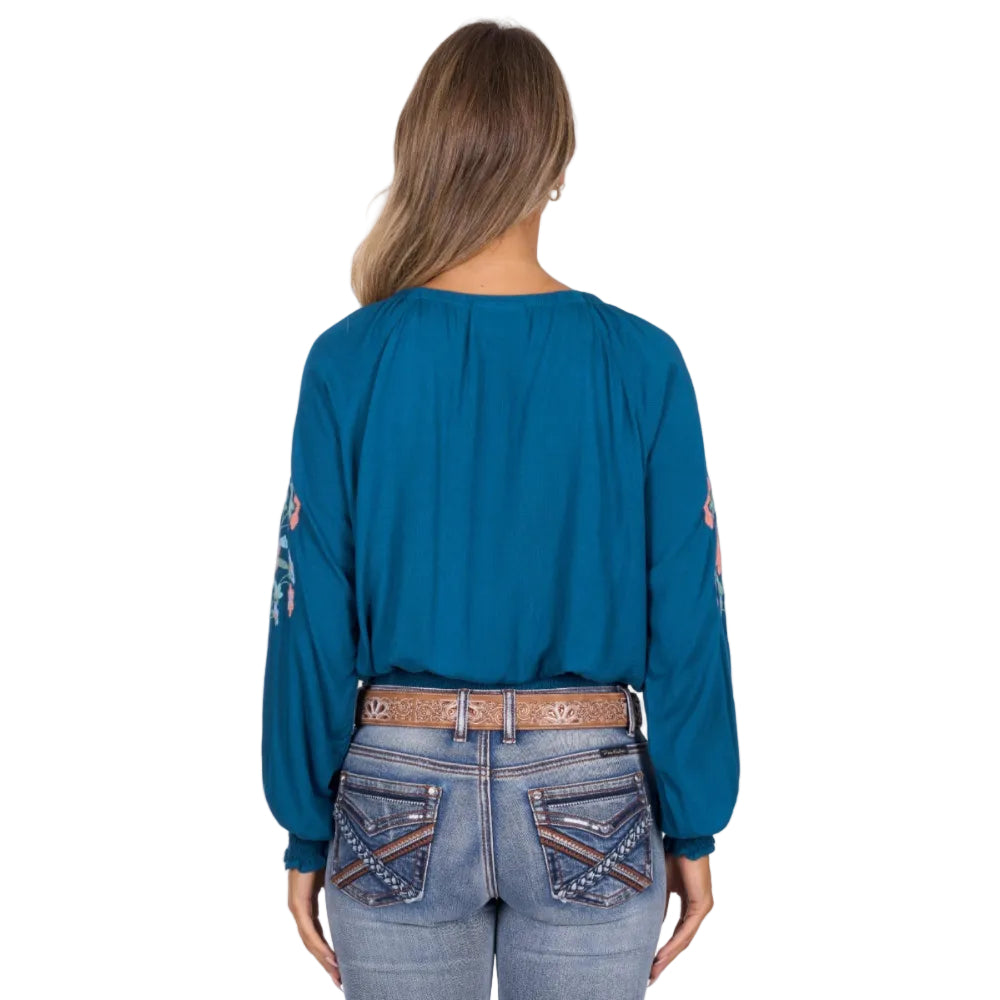 Pure Western Womens Blouse | Melina | Turquoise