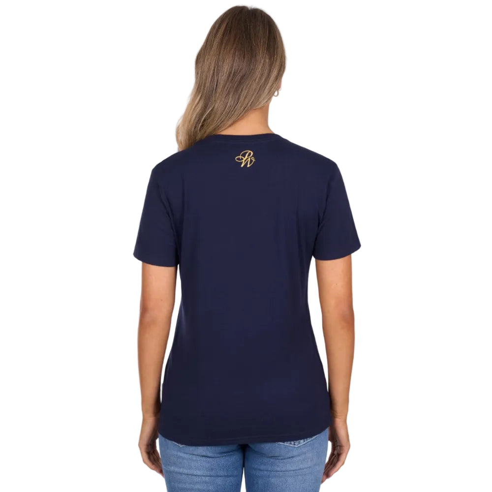 Pure Western Womens T-Shirt | Marissa | Navy
