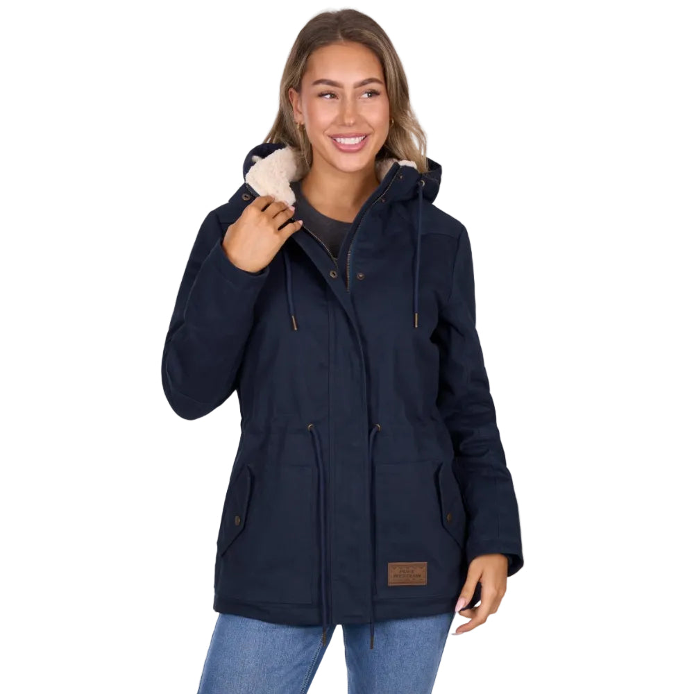 Pure Western Womens Jacket | Lilith | Navy