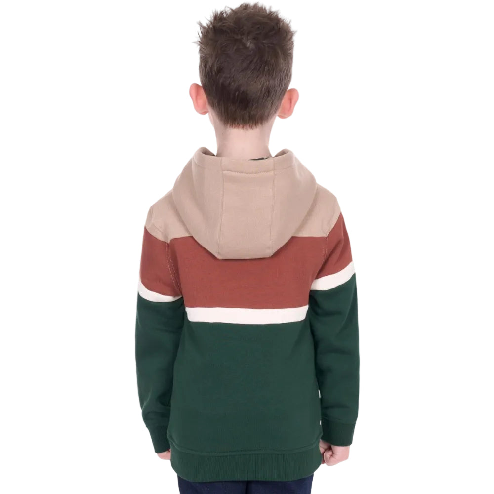 Pure Western Boys Hoodie | Harry | Green / Multi