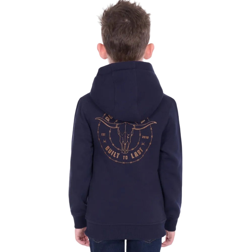 Pure Western Boys Hoodie | Walker | navy