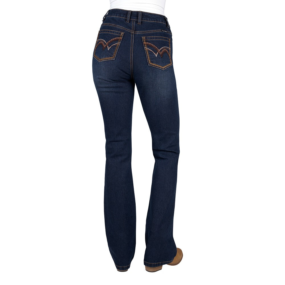Pure Western Womens Jeans | Sam | Hi Rise Boot Cut
