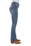 Pure Western Womens Jeans | Amy | High Rise| Retro Blue