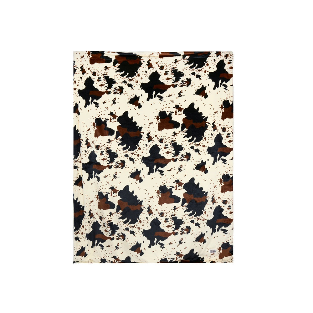 Pure Western Blanket | Snuggle Cow Print