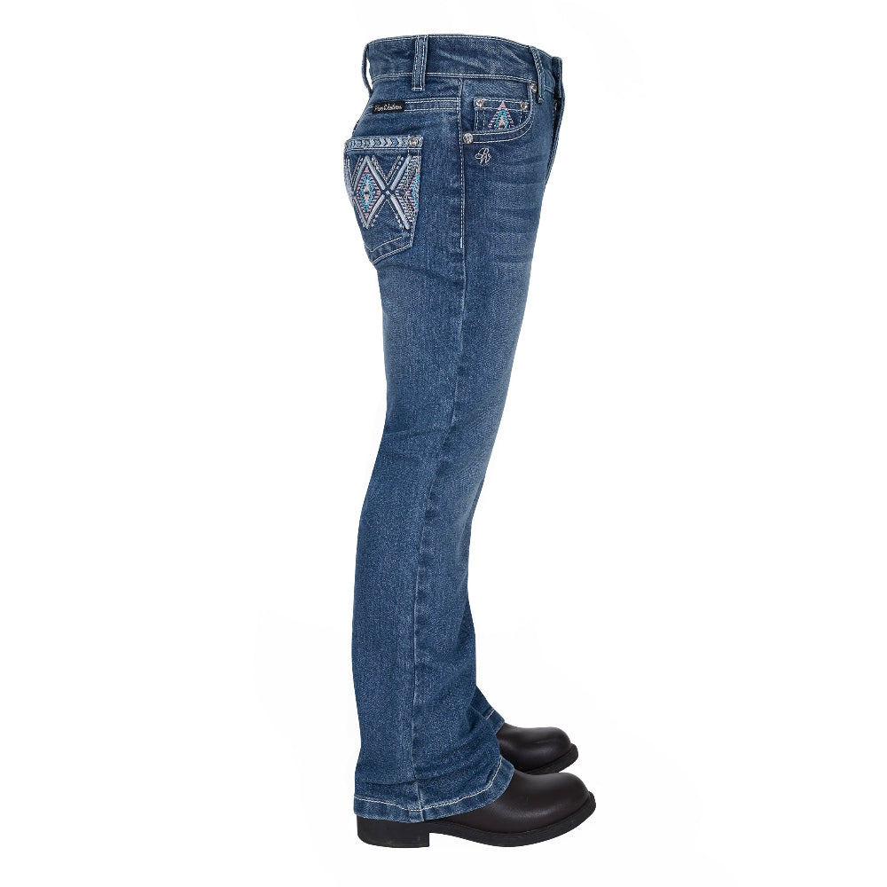 Pure Western Girls Jeans | Pam | Retro Blue