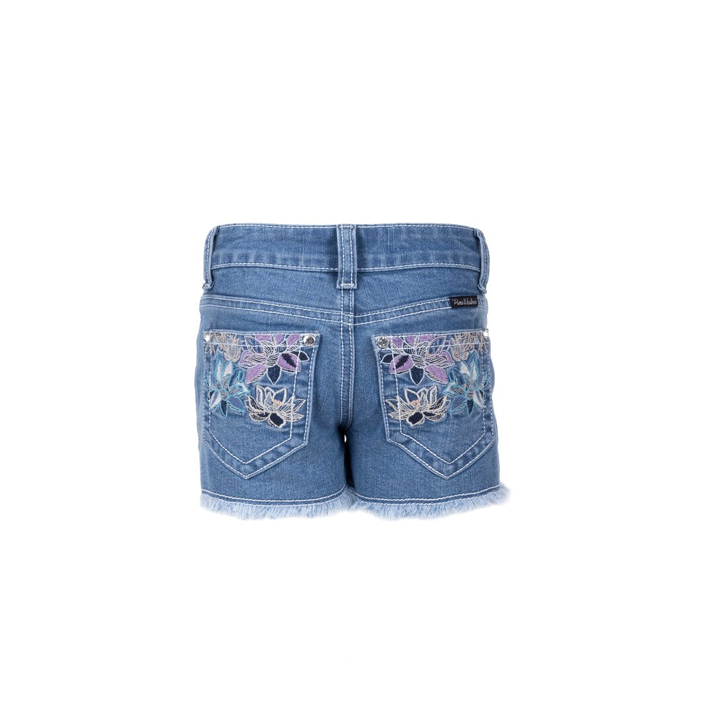 Pure Western Girls Short | Audrey | Faded Blue