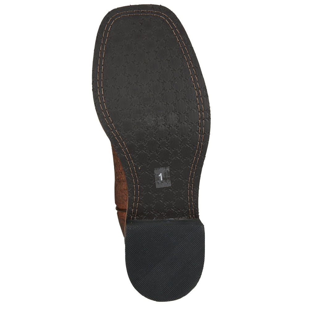 Pure Western Childrens Boots | Cole | Distressed Rust / Navy