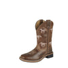 Pure Western Childrens Boot | Selina | Oiled Distressed Brown