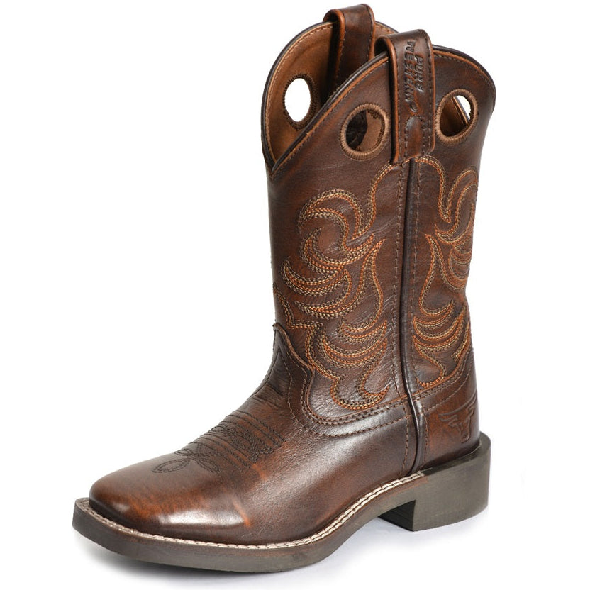 Pure Western Childrens Boot | Ryder | Antique Brown