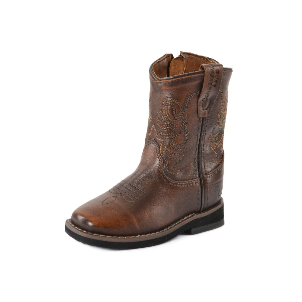 Pure Western Toddlers Boot | Ryder | Antique Brown