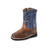Pure Western Toddlers Boot | Judd | Rust / Oiled Blue